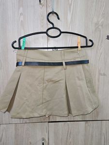 Savana Pleated Mini Skirt with Belt