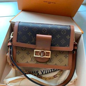 LOUIS VUITTON**DAUPHINE MM SATCHEL BAG* WD BOX