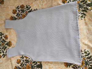 Light Blue Knit Tank Top