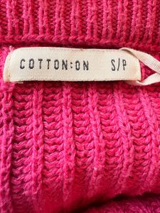 Chic statement pink sweater