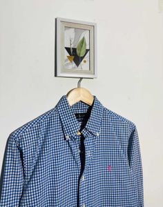 Classic Blue Gingham Shirt