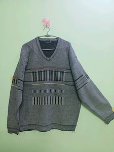Grey Office wear Sweater