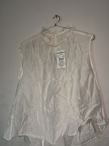 Elegant White Sleeveless Top