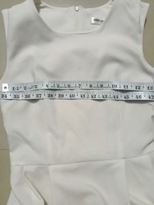 Shoulderless A-Line Rich Dress Made In Italy