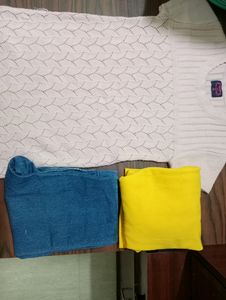 Pink Wollen Top With Free Jeans N T Shirt
