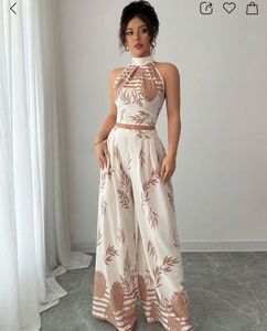 Elegant Cream Two-Piece Set