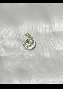 Original Silver Green Stone Pendant