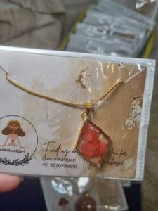 Combo-5 Handmade Resin Pendant Necklace