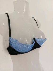 Lace Trimmed Push-Up Bra