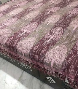Mauve Color Winter Bedsheet Without Pillow Cover