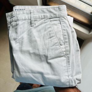 Men's Grey Stretchable Pants + FREE TShirt