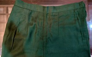 SEMI- WOOLEN GREEN KURTA SET WITH DUPATTA