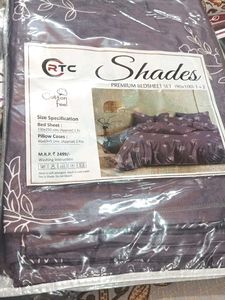 Premium Cotton Bedsheet Set - Shades