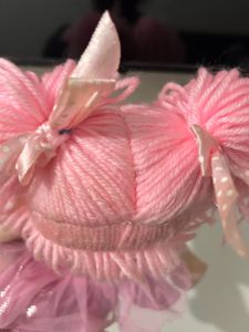 beautiful pink plush bellerina doll