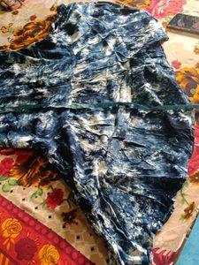 Blue Tie-Dye Kurta Set