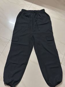 black joggers