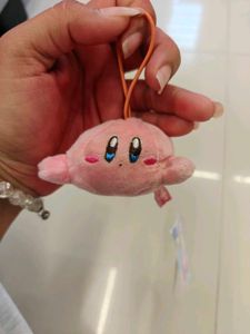 Cute Pink Kirby Plush Toy Charm