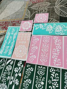 Mehndi Stencils for Henna Tattoo Art