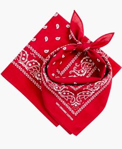 Red Paisley Bandana Scarf