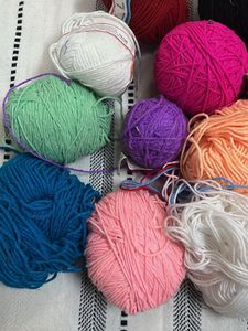 Assorted Yarn Skeins for Knitting &amp; Crochet