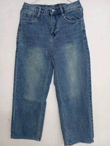 Stylish Blue Wash Denim Jeans