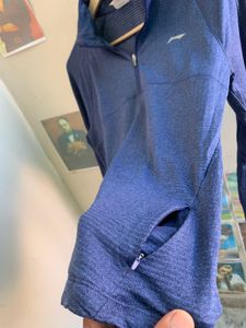 Lining Men's Blue Athletic Pullover