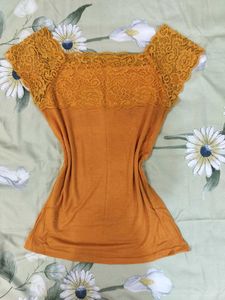 Pack of 2 Lace Trimmed Tops