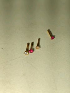 Pure Gold Nose Pin One Piece