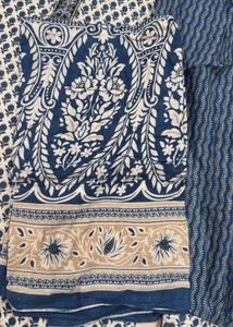 Stylish cotton Kurta Set with Dupatta😍