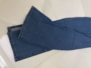 Stylish Blue Denim Jeans with Side Slits