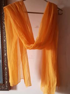 💝💝Yellow Chiffon Dupatta.sale 🙌