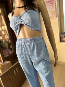 Sky Blue Colour 3 Piece