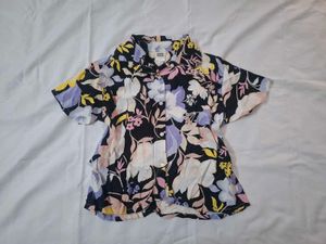 Vero Moda Floral Short Sleeve y2k Shirt
