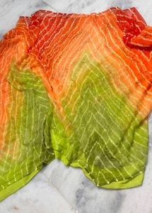 Vibrant Ombre Leheriya Saree