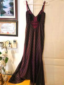 Sparkly Evening Gown with Slit