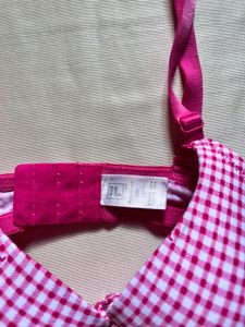 Fila Pink Gingham Bra