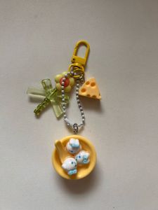 Cinnamoroll Bowl Keychain ✨