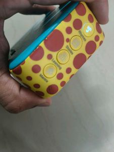 Portable Yellow Bluetooth Speaker