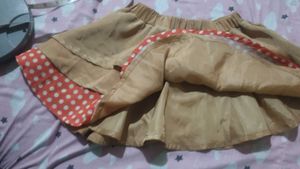 Chic Polka Dot Mini Skirt