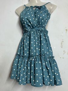 Pintresty Cute Polka Dot Mini Dress