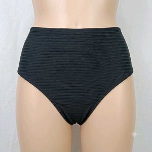 High-Waisted⭐ Textured Bikini Bottom