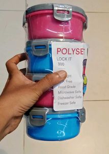 PolySet Lock It Food Containers - Set of 3