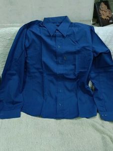 New Blue Cotton Shirt