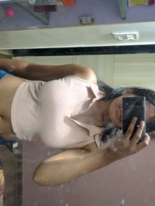 Cute Cropped Collared Top