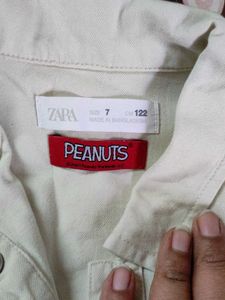 Peanuts Snoopy Denim Shirt for girls