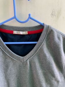 Octave Grey Sleeveless Sweater Vest