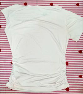 NEWMW Light Pink Off-shoulder Top