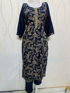 Black Color Mashleen Suit