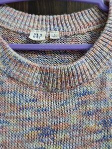 GAP Cozy Multi-Color Knit Sweater