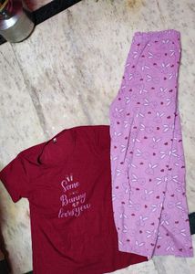 Cute Bunny Pyjama Set